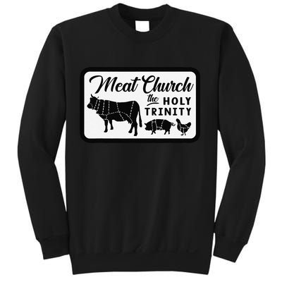 Meat Church The Holy Trinity Barbecue Grilling Sweatshirt