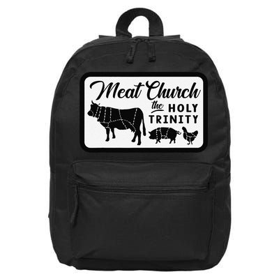 Meat Church The Holy Trinity Barbecue Grilling 16 in Basic Backpack