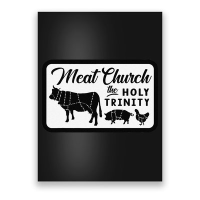 Meat Church The Holy Trinity Barbecue Grilling Poster