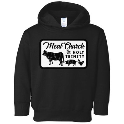 Meat Church The Holy Trinity Barbecue Grilling Toddler Hoodie