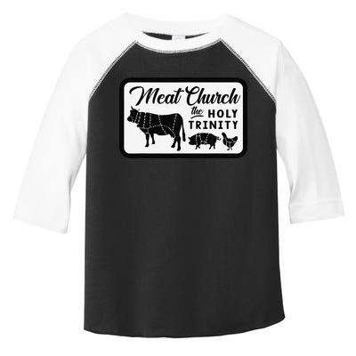Meat Church The Holy Trinity Barbecue Grilling Toddler Fine Jersey T-Shirt