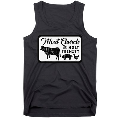 Meat Church The Holy Trinity Barbecue Grilling Tank Top