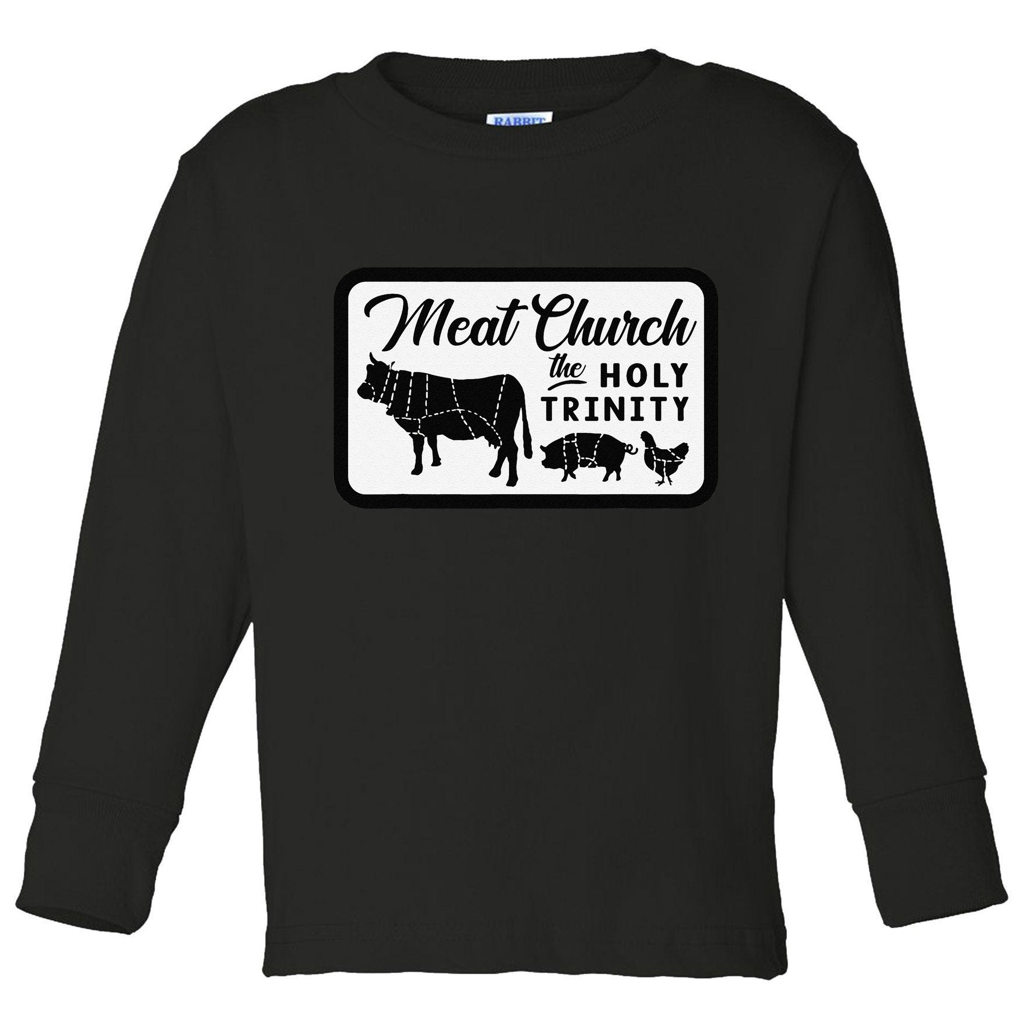 Meat Church The Holy Trinity Barbecue Grilling Toddler Long Sleeve Shirt