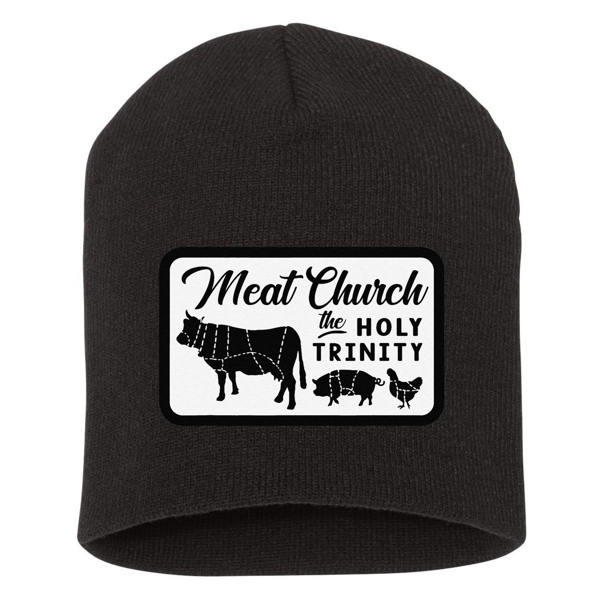 Meat Church The Holy Trinity Barbecue Grilling Short Acrylic Beanie