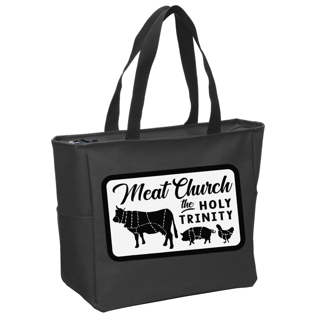 Meat Church The Holy Trinity Barbecue Grilling Zip Tote Bag