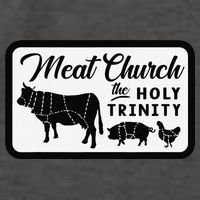 Meat Church The Holy Trinity Barbecue Grilling Vector Backpack