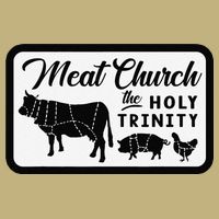 Meat Church The Holy Trinity Barbecue Grilling Cooling Performance Crew T-Shirt