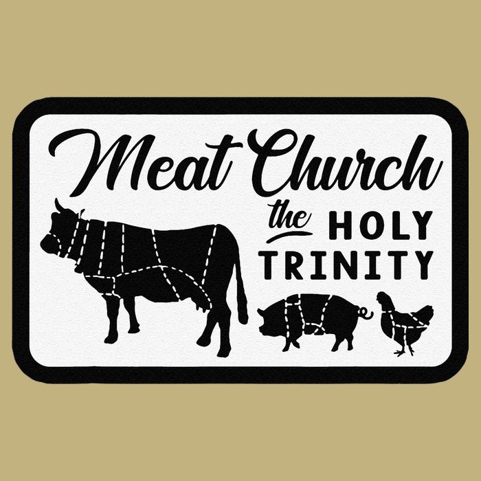 Meat Church The Holy Trinity Barbecue Grilling Cooling Performance Crew T-Shirt