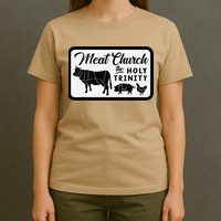 Meat Church The Holy Trinity Barbecue Grilling T-Shirt