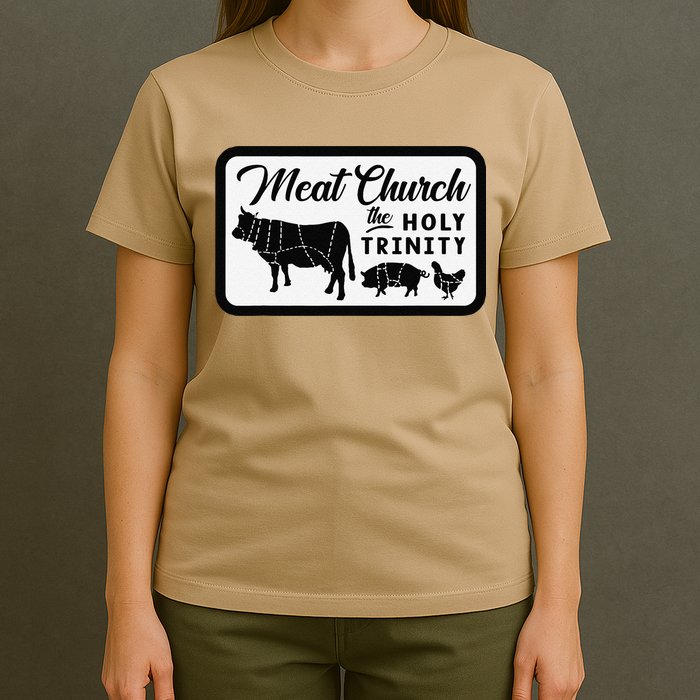 Meat Church The Holy Trinity Barbecue Grilling T-Shirt