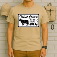 Meat Church The Holy Trinity Barbecue Grilling T-Shirt