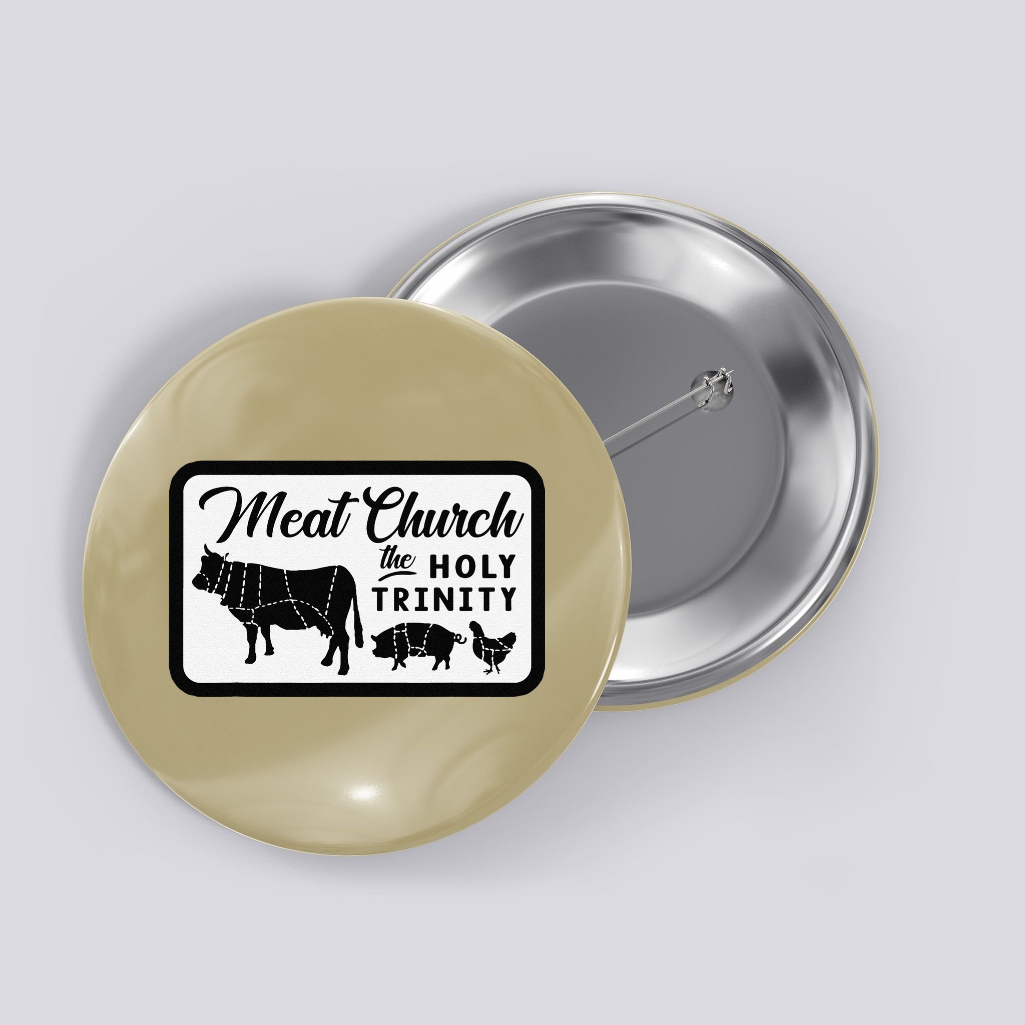 Meat Church The Holy Trinity Barbecue Grilling Button