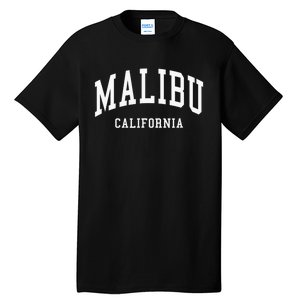 Malibu California Throwback Design Classic Tall T-Shirt