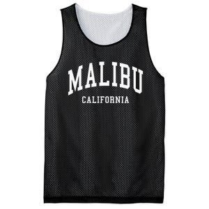 Malibu California Throwback Design Classic Mesh Reversible Basketball Jersey Tank