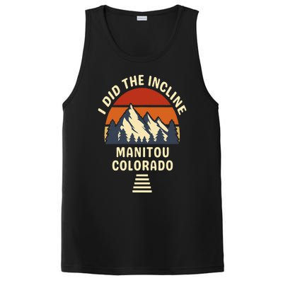 Manitou Colorado The Incline Hike I Did It Retro Sunset PosiCharge Competitor Tank