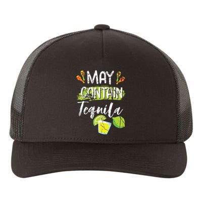 May Contain Tequila Cinco De Mayo Party Drinking Yupoong Adult 5-Panel Trucker Hat