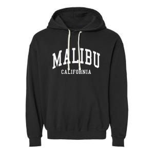 Malibu California Throwback Design Classic Garment-Dyed Fleece Hoodie