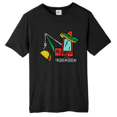 Mexican Crane Tacos Cinco De Mayo Fiesta Tall Fusion ChromaSoft Performance T-Shirt