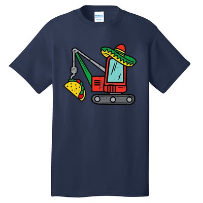 Mexican Crane Tacos Cinco De Mayo Fiesta Tall T-Shirt