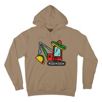 Mexican Crane Tacos Cinco De Mayo Fiesta Hoodie