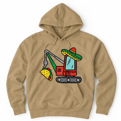 Mexican Crane Tacos Cinco De Mayo Fiesta Hoodie