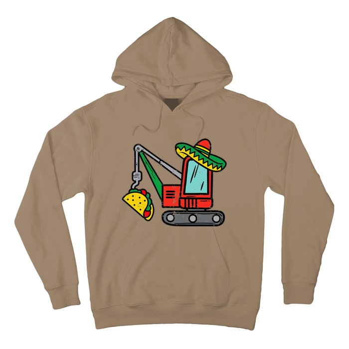 Mexican Crane Tacos Cinco De Mayo Fiesta Hoodie