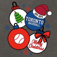 Merry Christmas Toronto Baseball Est 1977 Cotton Canvas Backpack