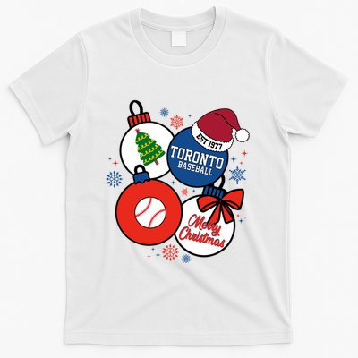 Merry Christmas Toronto Baseball Est 1977 T-Shirt