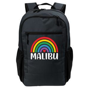 Malibu California Travel I Love Malibu Usa Gift Daily Commute Backpack