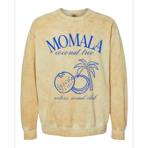 Momala Coconut Tree Voters Social Club Colorblast Crewneck Sweatshirt