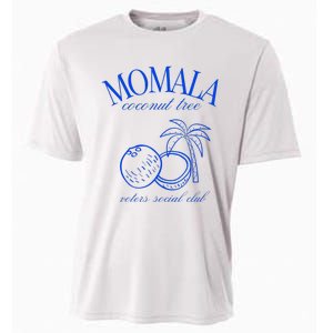 Momala Coconut Tree Voters Social Club Cooling Performance Crew T-Shirt