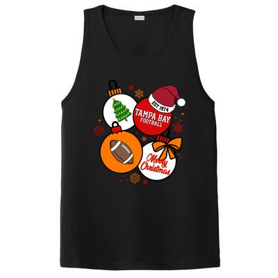 Merry Christmas Tampa Bay Football Est 1974 PosiCharge Competitor Tank