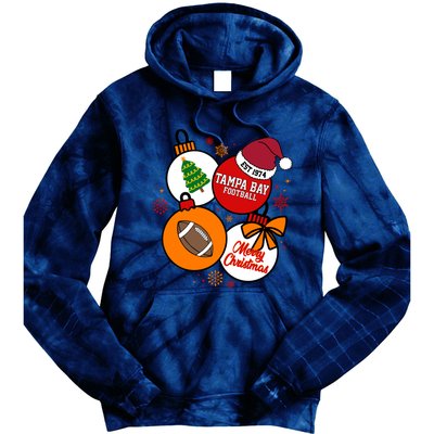 Merry Christmas Tampa Bay Football Est 1974 Tie Dye Hoodie