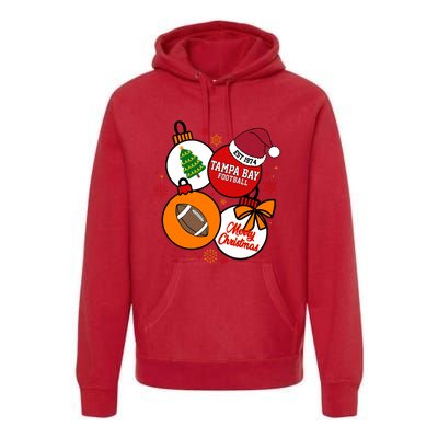 Merry Christmas Tampa Bay Football Est 1974 Premium Hoodie