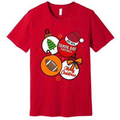 Merry Christmas Tampa Bay Football Est 1974 Premium T-Shirt