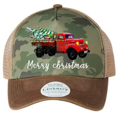 Merry Christmas Truck Legacy Tie Dye Trucker Hat