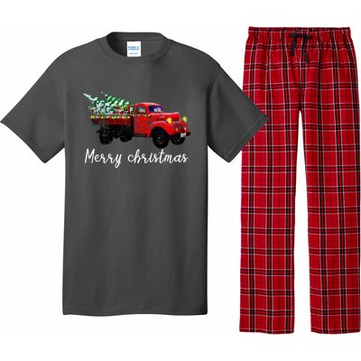 Merry Christmas Truck Pajama Set