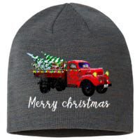 Merry Christmas Truck Sustainable Beanie