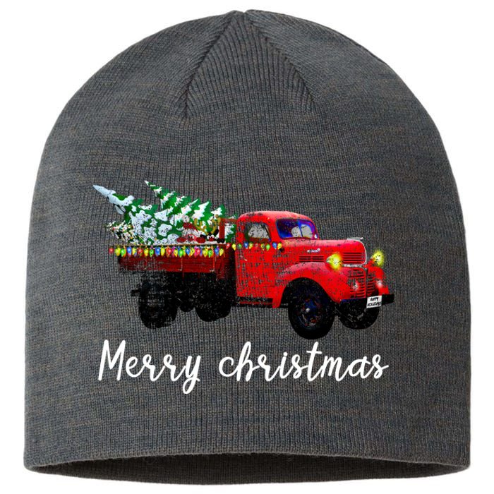 Merry Christmas Truck Sustainable Beanie