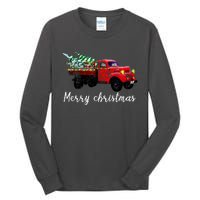 Merry Christmas Truck Tall Long Sleeve T-Shirt