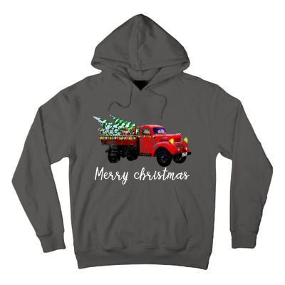 Merry Christmas Truck Tall Hoodie