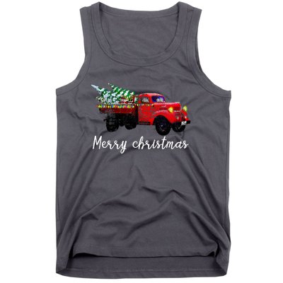 Merry Christmas Truck Tank Top