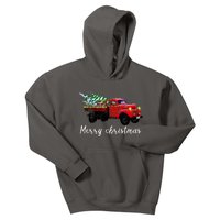 Merry Christmas Truck Kids Hoodie