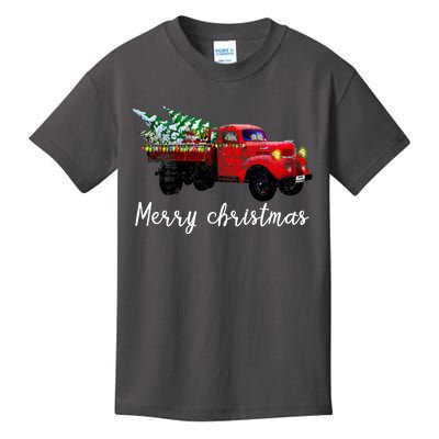 Merry Christmas Truck Kids T-Shirt