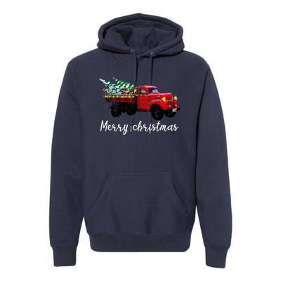 Merry Christmas Truck Premium Hoodie