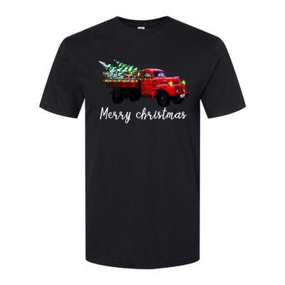 Merry Christmas Truck Softstyle CVC T-Shirt