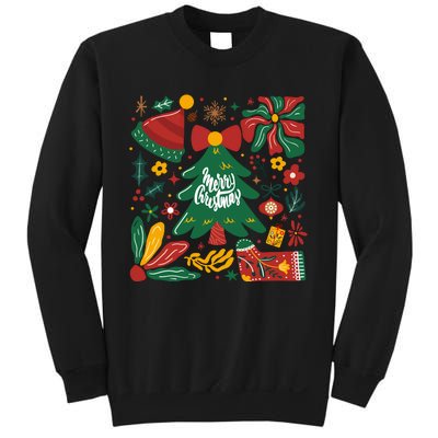 Merry Christmas Tree Merry And Bright Sweatshirt