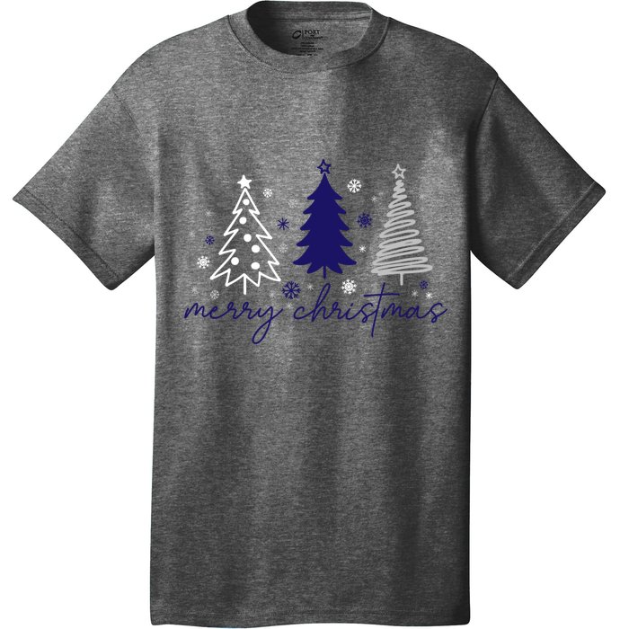 Merry Christmas Trees Winter Snow Snowflakes Girly T-Shirt