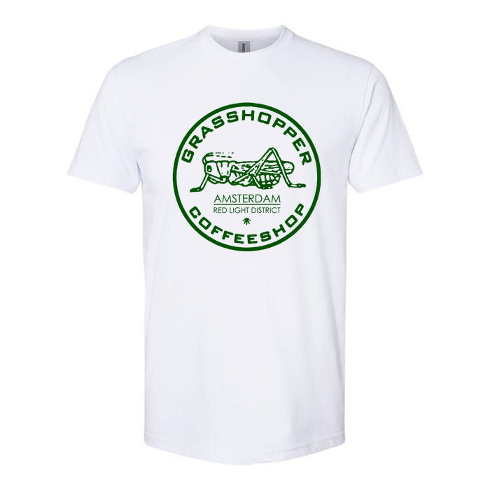 Marijuana Cafe T Shirt Amsterdam T Shirt Pot Logo T Shirt Weed T Shirt Softstyle CVC T-Shirt