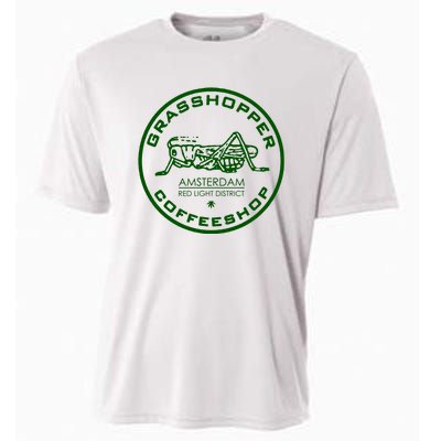 Marijuana Cafe T Shirt Amsterdam T Shirt Pot Logo T Shirt Weed T Shirt Cooling Performance Crew T-Shirt